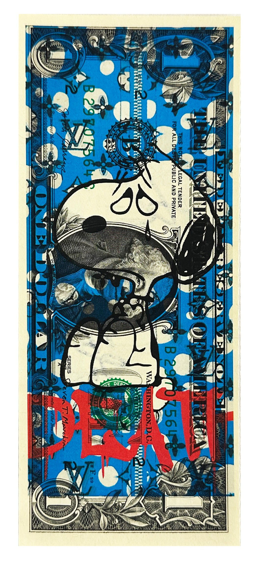 DEATH NYC 'Snoopy x Louis Vuitton' Lithograph Print