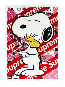 DEATH NYC 'Snoopy Supreme' Lithograph Print - Signari Gallery 