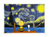 DEATH NYC 'Starry Night Peanuts' Lithograph Print - Signari Gallery 
