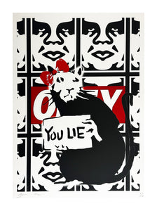 DEATH NYC 'You Lie' Lithograph Print - Signari Gallery 