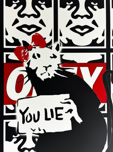 DEATH NYC 'You Lie' Lithograph Print - Signari Gallery 