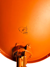 Load image into Gallery viewer, DENIAL &#39;Satellite Dish&#39; (2019) Full-Size Hand-Painted Dish (orange)