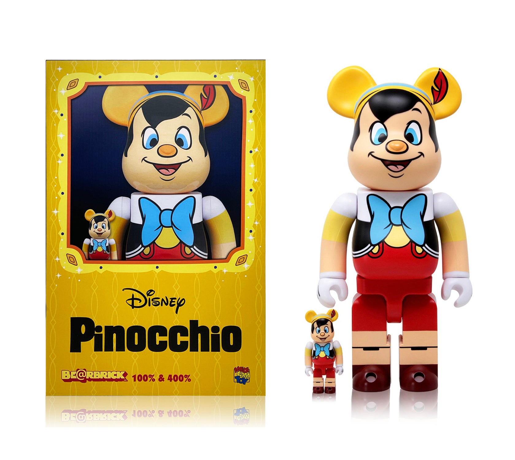 DISNEY x Be@rbrick 'Pinocchio' Designer Art Figure Set