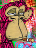 DOPED OUT M 'Bored Ape Plush' Original on Canvas - Signari Gallery 