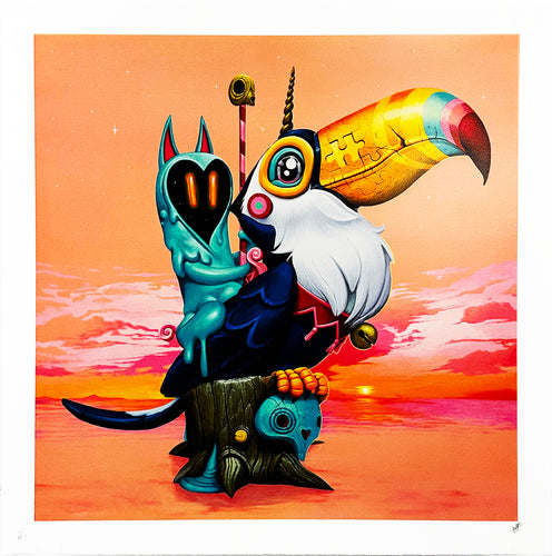 DULK 'Soul Rider' (2021) 27-Color Screen Print (PP) - Signari Gallery 
