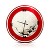 DVERSO 'Tic Toc Clock' Original on Street Sign - Signari Gallery 