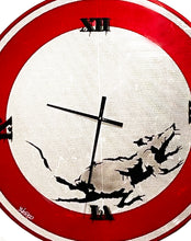Load image into Gallery viewer, DVERSO &#39;Tic Toc Clock&#39; Original on Street Sign - Signari Gallery 