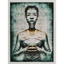 Load image into Gallery viewer, EDDIE COLLA &#39;Analogue&#39; (2021) Framed Original Oversized Sticker - Signari Gallery 