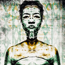 Load image into Gallery viewer, EDDIE COLLA &#39;Analogue&#39; (2021) Framed Original Oversized Sticker - Signari Gallery 