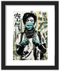 EDDIE COLLA 'Arrested Motion' (2018) Framed Original Sticker/Decal - Signari Gallery 