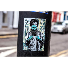 Load image into Gallery viewer, EDDIE COLLA &#39;Arrested Motion&#39; (2018) Framed Original Sticker/Decal - Signari Gallery 