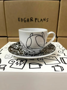 EDGAR PLANS 'Espresso Cup' (2022) Bone China Collectible Set