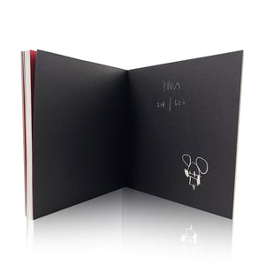 EDGAR PLANS 'Midnight Draws' Signed Book + Hand-Drawn Sketch - Signari Gallery 