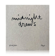Load image into Gallery viewer, EDGAR PLANS &#39;Midnight Draws&#39; Signed Book + Hand-Drawn Sketch - Signari Gallery 