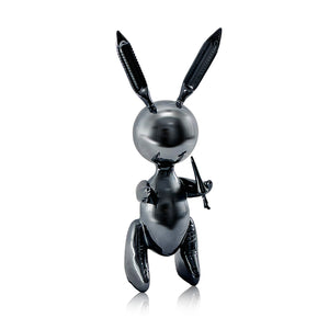 EDITIONS STUDIO 'Balloon Rabbit' (2021) Designer Art Sculpture (gunmetal) - Signari Gallery 
