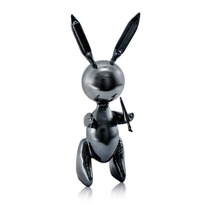 EDITIONS STUDIO 'Rabbit' (Gunmetal Black) Designer Art Sculpture - Signari Gallery 