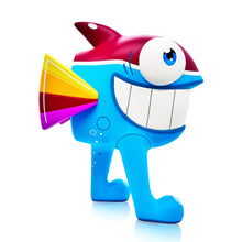 Load image into Gallery viewer, EL PEZ &#39;The Walking Fish&#39; (2022) Designer Vinyl Art Figure (Tropical)