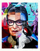ELLE 'RBG' (2020) Rare Giclee Hand-Embellished Gold Leaf - Signari Gallery 
