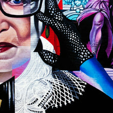 Load image into Gallery viewer, ELLE 'RBG' (2020) Rare Giclee Hand-Embellished Gold Leaf - Signari Gallery 