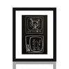 ERIC ORR x KEITH HARING 'Untitled TVs' (2023) Original Framed Show Card