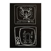 ERIC ORR x KEITH HARING 'Untitled TVs' (2023) Original Framed Show Card