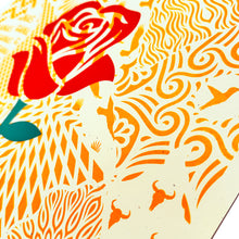 Load image into Gallery viewer, ERNESTO YERENA &#39;Dignity Rose Ganas Collage&#39; (2020) Rare Screen Print - Signari Gallery 