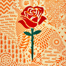 Load image into Gallery viewer, ERNESTO YERENA &#39;Dignity Rose Ganas Collage&#39; (2020) Rare Screen Print - Signari Gallery 