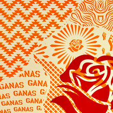 Load image into Gallery viewer, ERNESTO YERENA &#39;Dignity Rose Ganas Collage&#39; (2020) Rare Screen Print - Signari Gallery 
