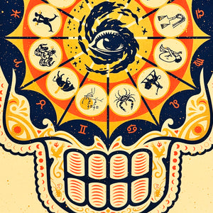 ERNESTO YERENA x NEVER MADE 'Mystic Calavera' (2022) Collab. Screen Print