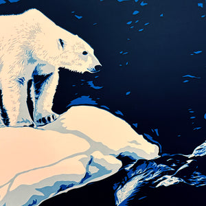 ERNESTO YERENA 'Polar Bear' (2023) Screen Print