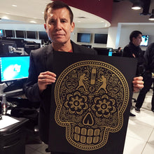 Load image into Gallery viewer, ERNESTO YERENA x FREDDIE ROACH &#39;Wild Card Boxing Club Calavera&#39; (2015) Rare Screen Print