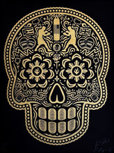 Load image into Gallery viewer, ERNESTO YERENA x FREDDIE ROACH &#39;Wild Card Boxing Club Calavera&#39; (2015) Rare Screen Print