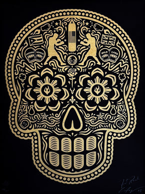 ERNESTO YERENA x FREDDIE ROACH 'Wild Card Boxing Club Calavera' (2015) Rare Screen Print