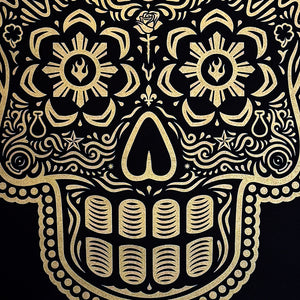 ERNESTO YERENA x FREDDIE ROACH 'Wild Card Boxing Club Calavera' (2015) Rare Screen Print