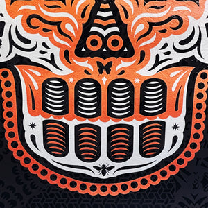 ERNESTO YERENA 'Yaqui Day of the Dead' (2020) Screen Print (copper)