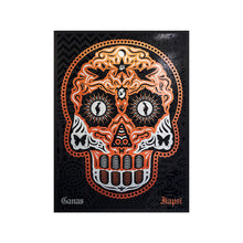Load image into Gallery viewer, ERNESTO YERENA 'Yaqui Day of the Dead' (2020) Screen Print (copper/silver)