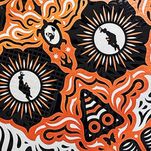 Load image into Gallery viewer, ERNESTO YERENA 'Yaqui Day of the Dead' (2020) Screen Print (copper/silver)