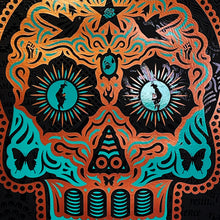 Load image into Gallery viewer, ERNESTO YERENA 'Yaqui: Day of the Dead' (2020) Screen Print (AP) (copper/turquoise)