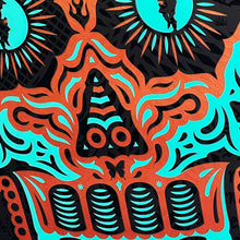 Load image into Gallery viewer, ERNESTO YERENA 'Yaqui: Day of the Dead' (2020) Screen Print (AP) (copper/turquoise)