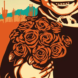 ERNESTO YERENA x SHEPARD FAIREY 'Alto Arizona Girl' (2010) RARE Screen Print Collab.