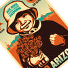 ERNESTO YERENA x SHEPARD FAIREY 'Alto Arizona Girl' (2010) RARE Screen Print Collab.