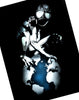 EYESAW 'Golem in Gas Mask' (2009) RARE Custom Framed 1/1 HPM on Paper - Signari Gallery 