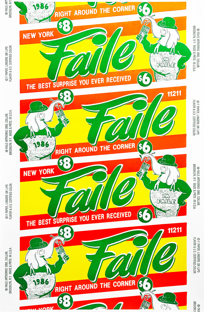 FAILE 'Around the Corner' Offset Lithograph Poster - Signari Gallery 
