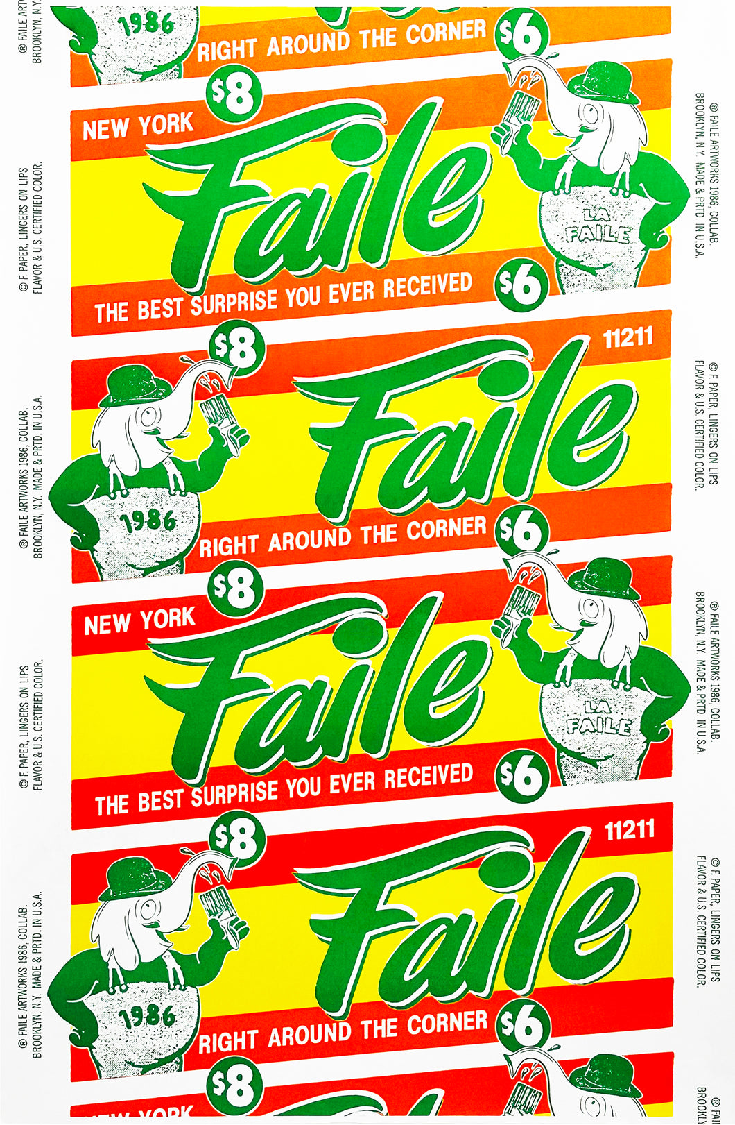 FAILE 'Around the Corner' Offset Lithograph Poster - Signari Gallery 