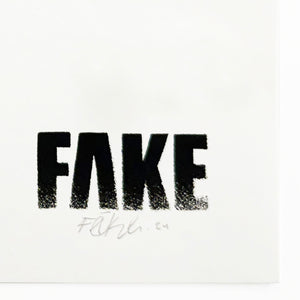 FAKE 'Flower Power' (2024) 5-Color Screen Print (pink)