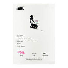 Load image into Gallery viewer, FAKE &#39;Flower Power&#39; (2024) 5-Color Screen Print (pink)