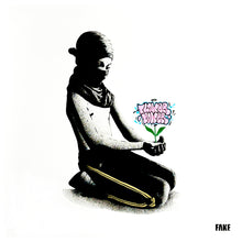 Load image into Gallery viewer, FAKE &#39;Flower Power&#39; (2024) 5-Color Screen Print (pink)