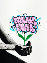 Load image into Gallery viewer, FAKE &#39;Flower Power&#39; (2024) 5-Color Screen Print (pink) - Signari Gallery 