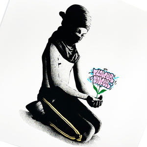 FAKE 'Flower Power' (2024) 5-Color Screen Print (pink)