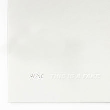 Load image into Gallery viewer, FAKE 'Flower Power' (2024) 5-Color Screen Print (purple) - Signari Gallery 